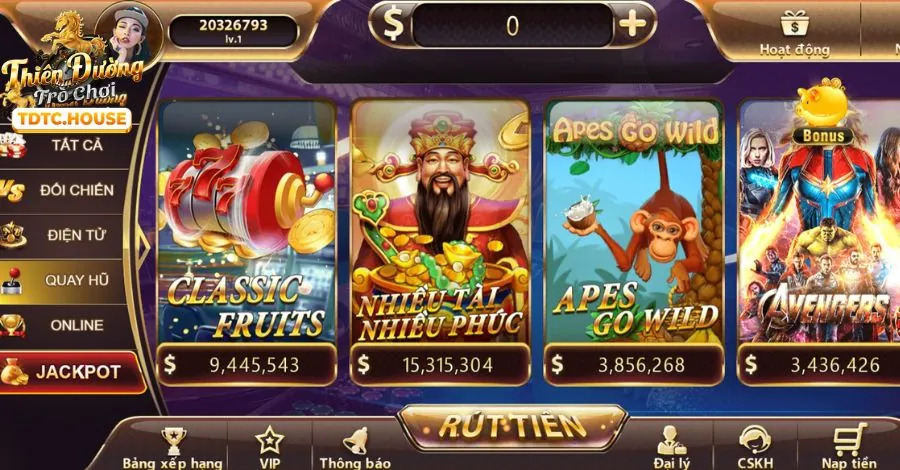 Hình ảnh một máy slot machine với hiệu ứng nổ hũ jackpot rực rỡ, tượng trưng cho mẹo thắng lớn tại h88.